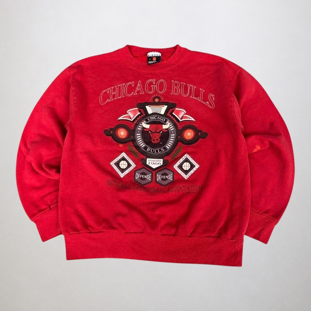 Vintage Chicago Bulls NBA Basketball Sweatshirt Signal Sports